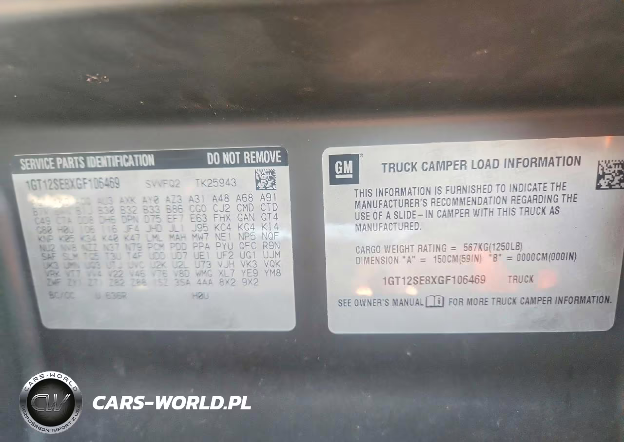 2016 GMC Sierra K2500 Sle VIN:1GT12SE8XGF106469 - 12