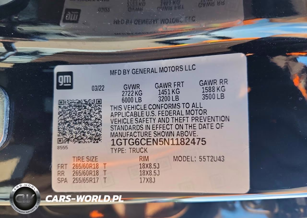 2022 GMC Canyon Elevation VIN:1GTG6CEN5N1182475 - 12