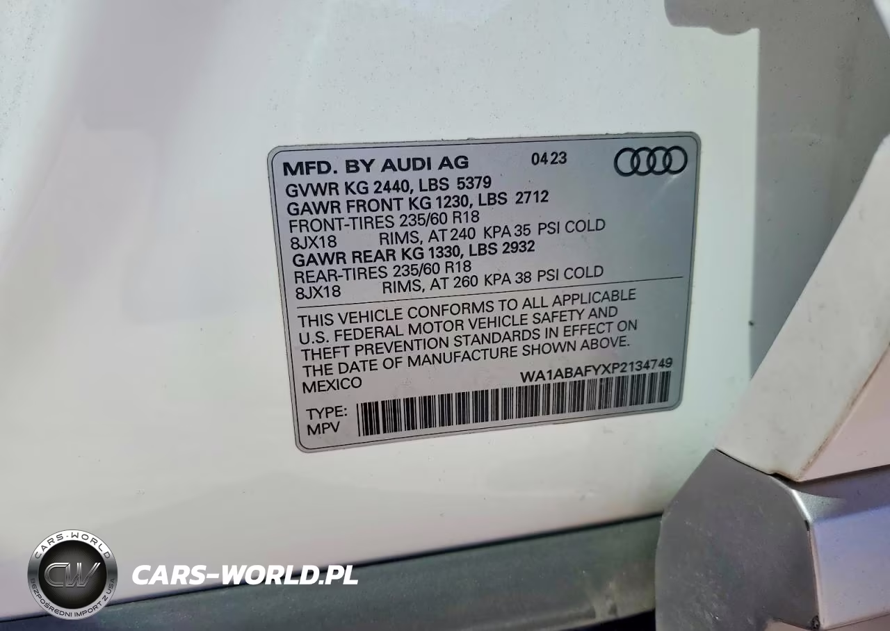 2023 Audi Q5 Premium 40 VIN:WA1ABAFYXP2134749 - 13
