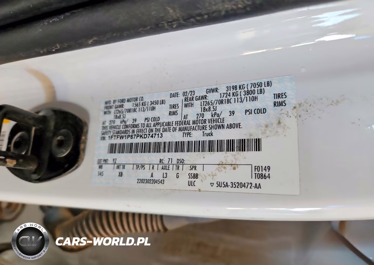 2023 Ford F150 Police Responder VIN:1FTFW1P87PKD74713 - 12
