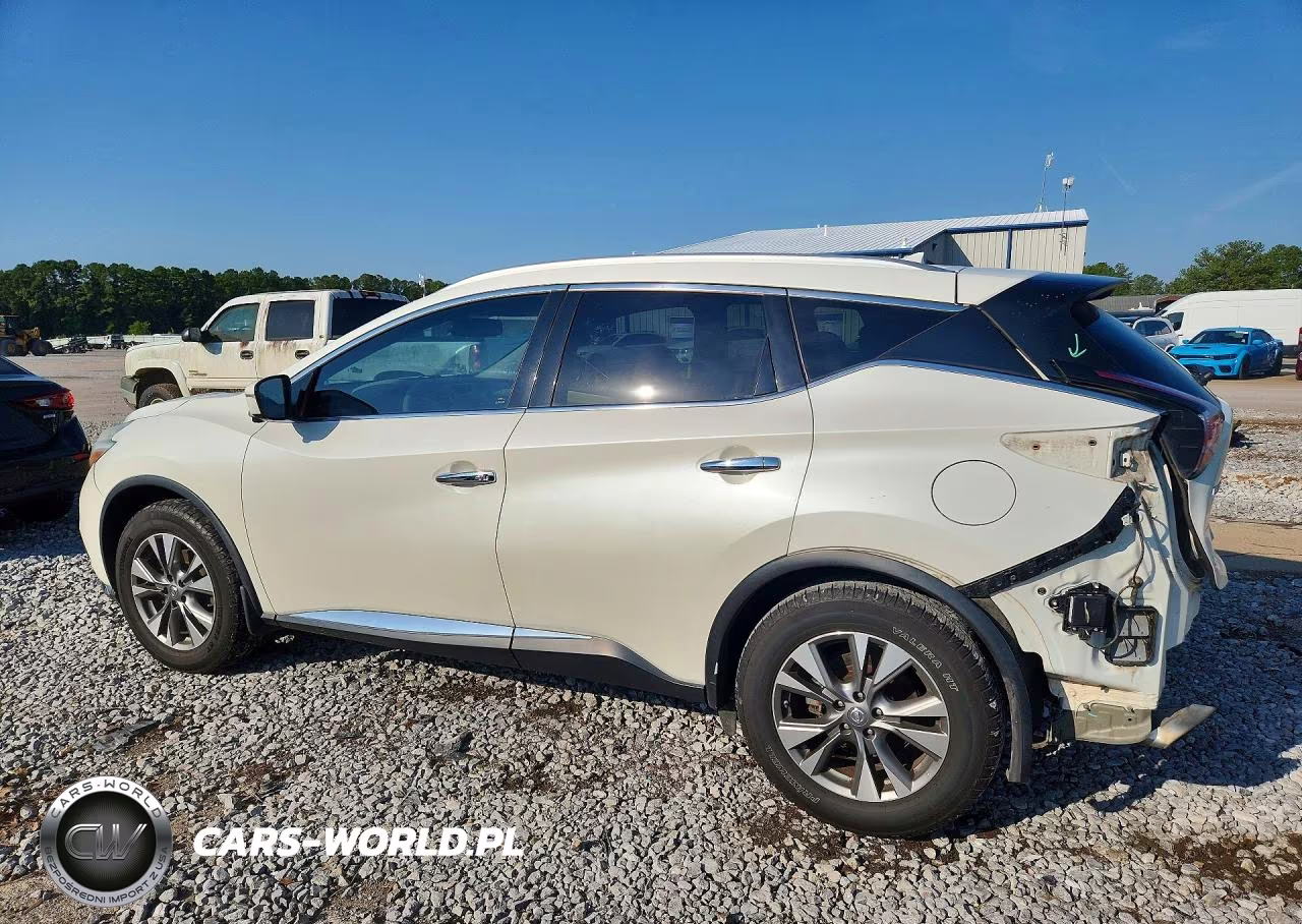 2015 Nissan Murano Sl VIN:5N1AZ2MG1FN228738 - 2