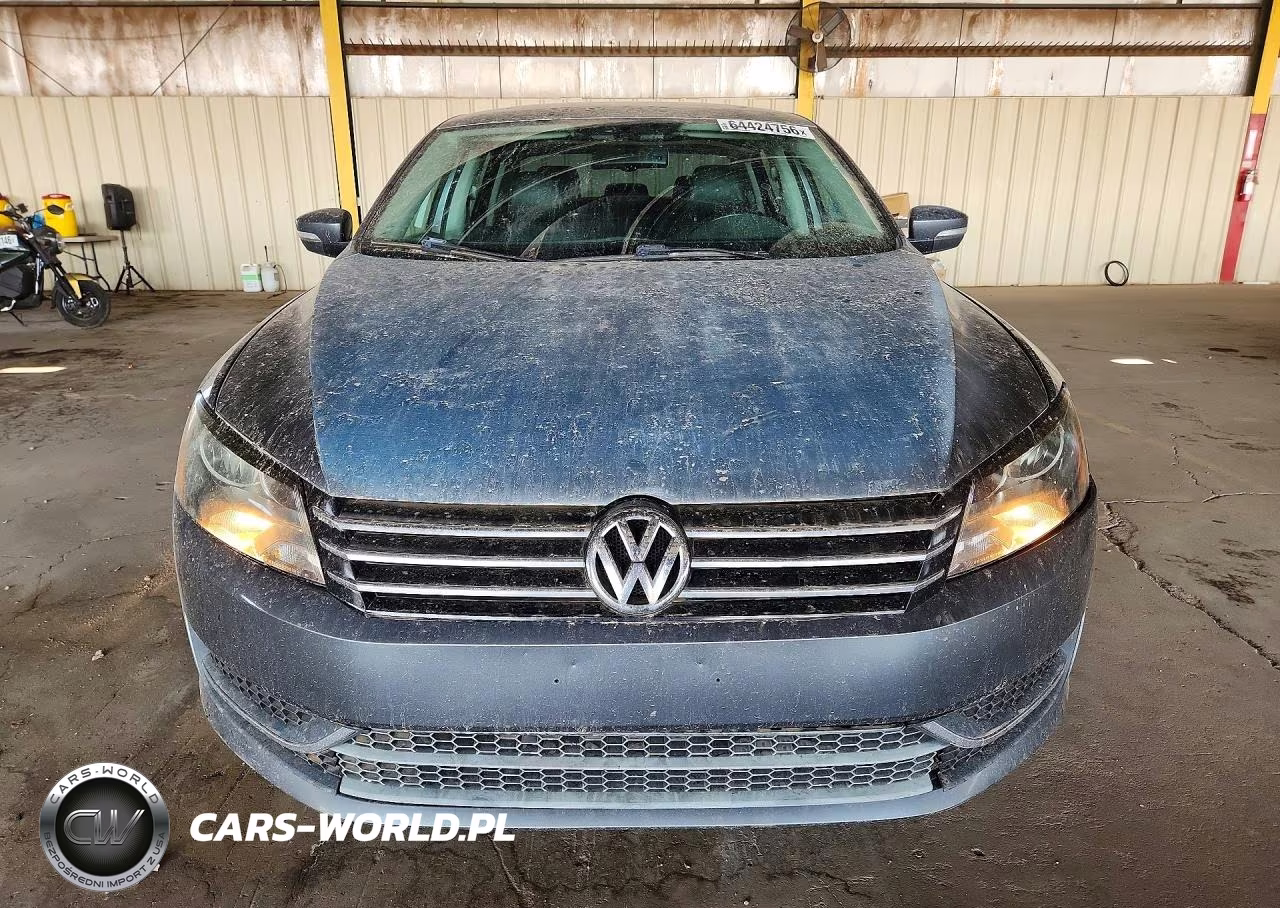 2013 Volkswagen Passat Se VIN:1VWBP7A34DC009730 - 5
