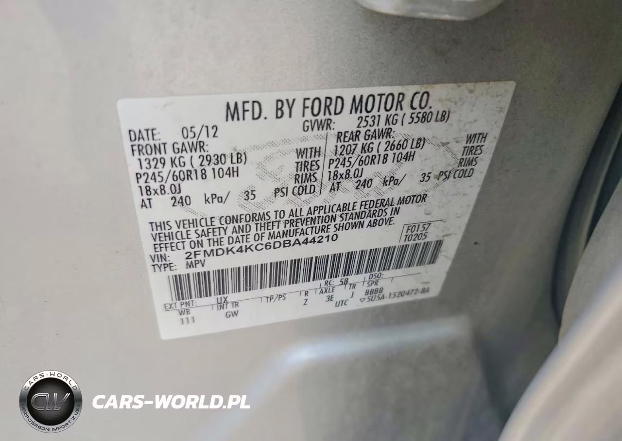 2013 Ford Edge Limited VIN:2FMDK4KC6DBA44210 - 13
