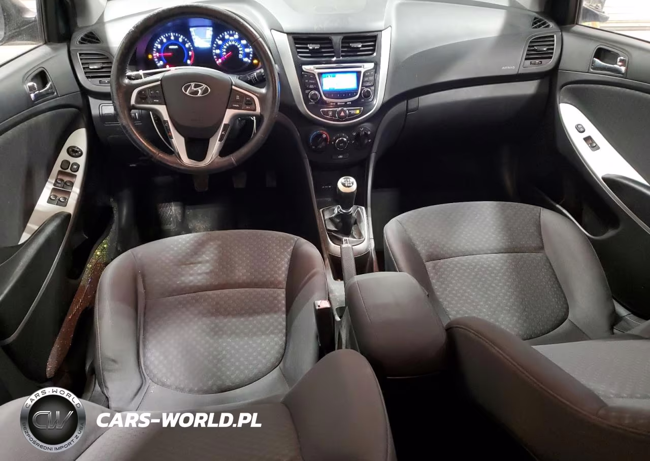 2012 Hyundai Accent Gls VIN:KMHCU5AE6CU046658 - 8