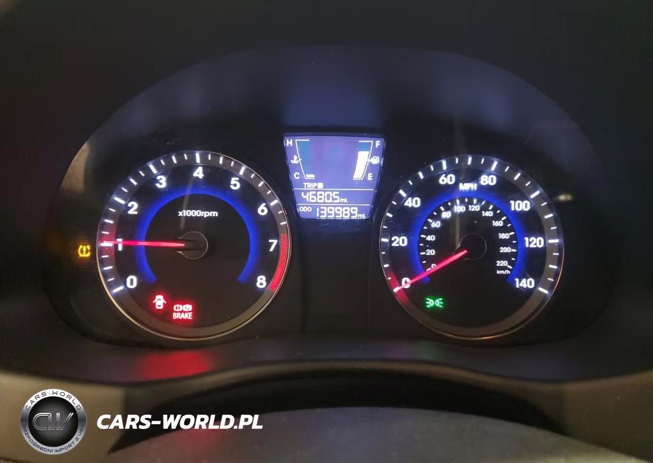 2012 Hyundai Accent Gls VIN:KMHCU5AE6CU046658 - 9