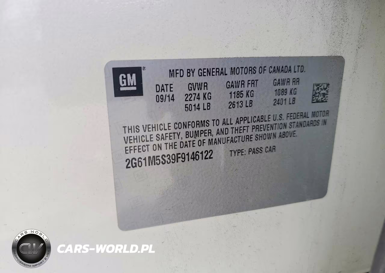 2015 Cadillac Xts Luxury Collection VIN:2G61M5S39F9146122 - 13