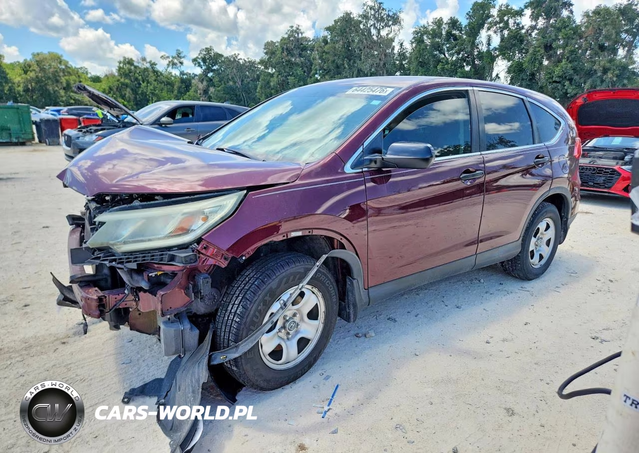 2015 Honda Cr-V Lx VIN:2HKRM3H39FH503016 - 1