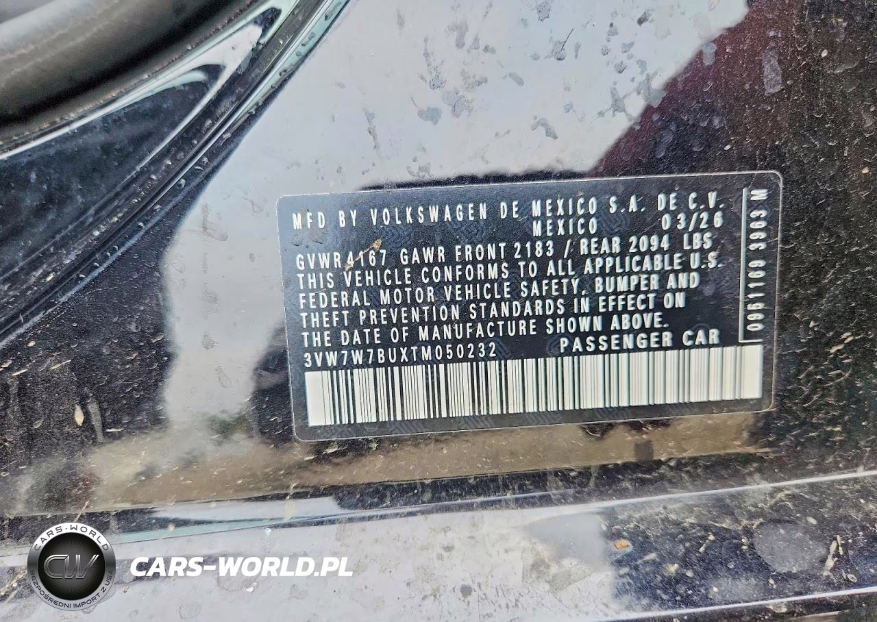 2026 Volkswagen Jetta Se VIN:3VW7W7BUXTM050232 - 12