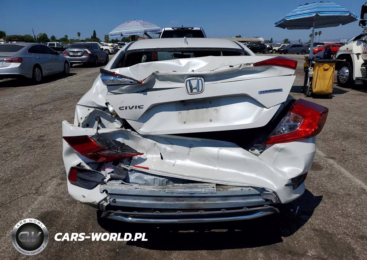 2019 Honda Civic Touring VIN:JHMFC1F92KX003102 - 6