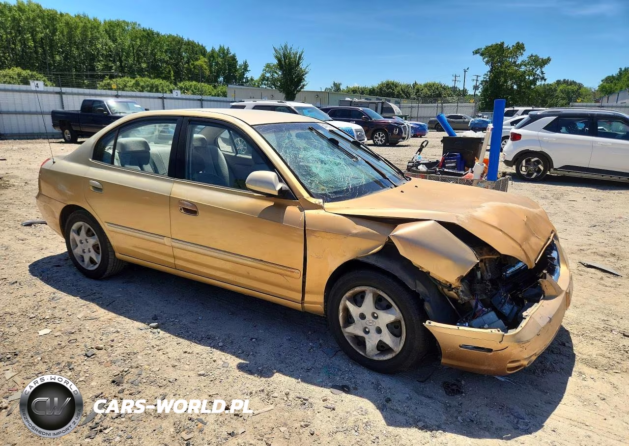 2004 Hyundai Elantra Gls VIN:KMHDN46D44U745302 - 4