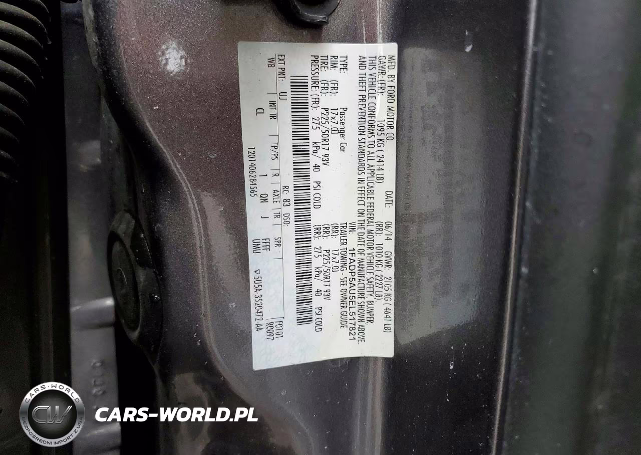 2014 Ford C-Max Se VIN:1FADP5AU5EL517821 - 13