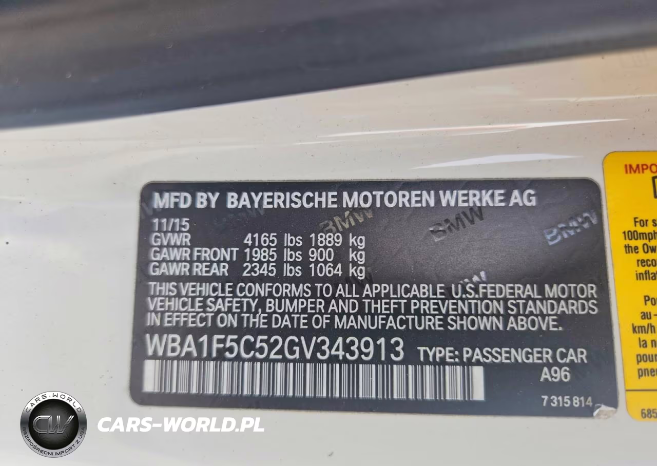2016 BMW 228 I VIN:WBA1F5C52GV343913 - 12