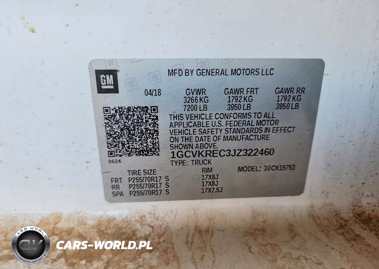 2018 Chevrolet Silverado K1500 Lt VIN:1GCVKREC3JZ322460 - 12