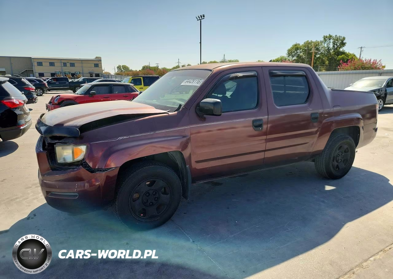 2007 Honda Ridgeline Rt VIN:2HJYK16267H503609 - 1