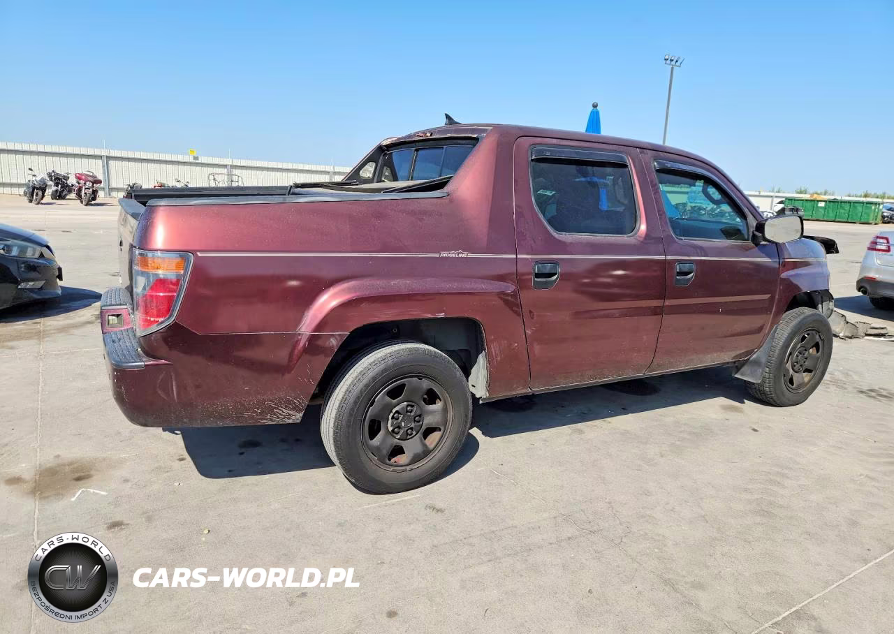 2007 Honda Ridgeline Rt VIN:2HJYK16267H503609 - 3