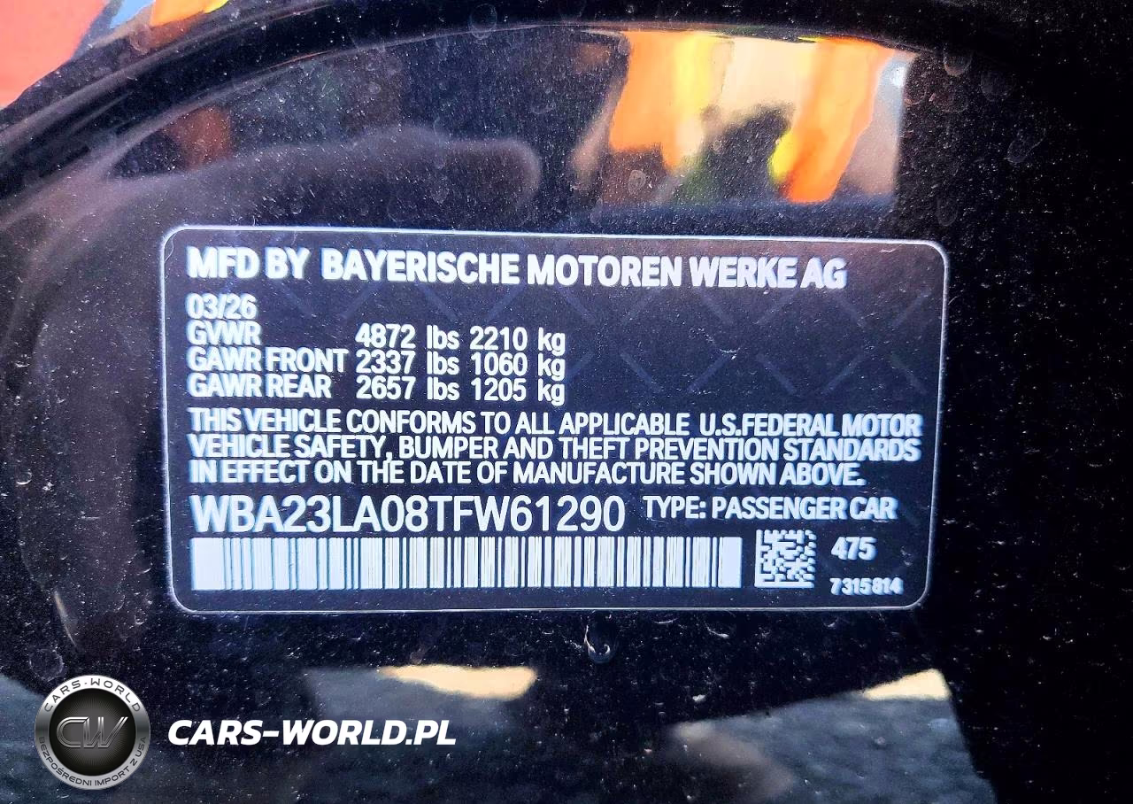 2026 BMW 330Xi VIN:WBA23LA08TFW61290 - 12