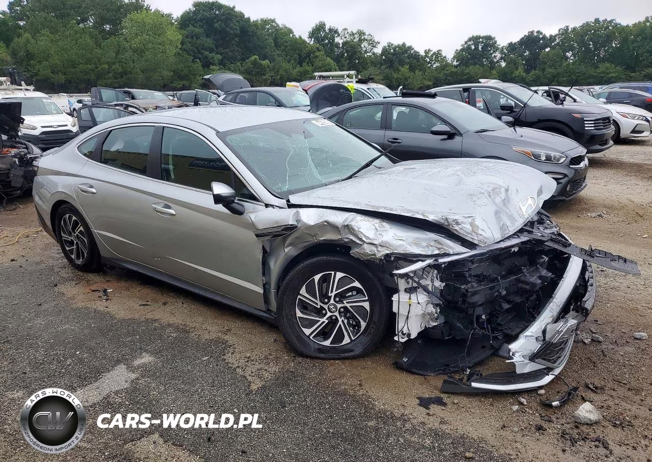 2026 Hyundai Sonata Hybrid Blue VIN:KMHL24JJ6TA163249 - 4