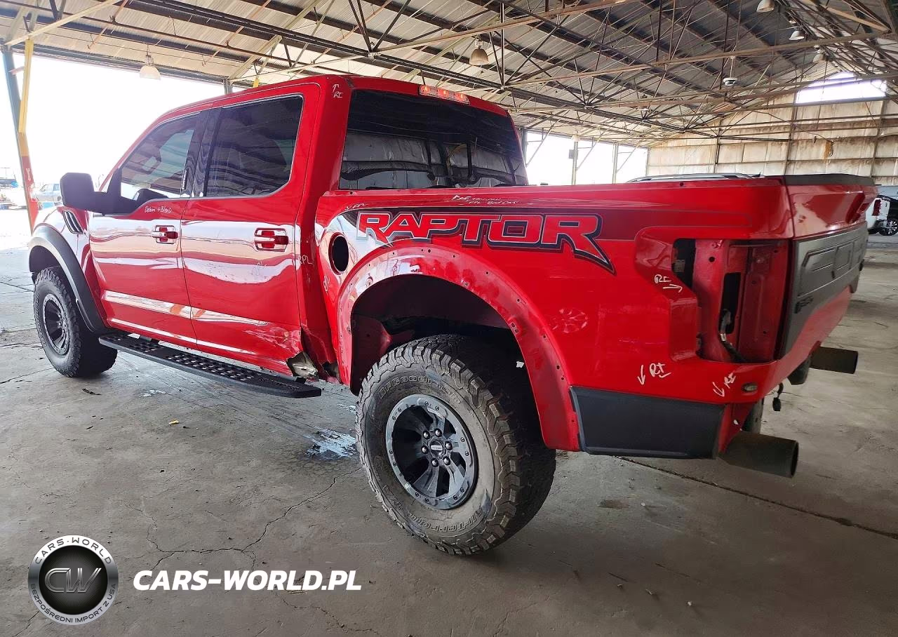 2018 Ford F150 Raptor VIN:1FTFW1RG9JFE70881 - 2