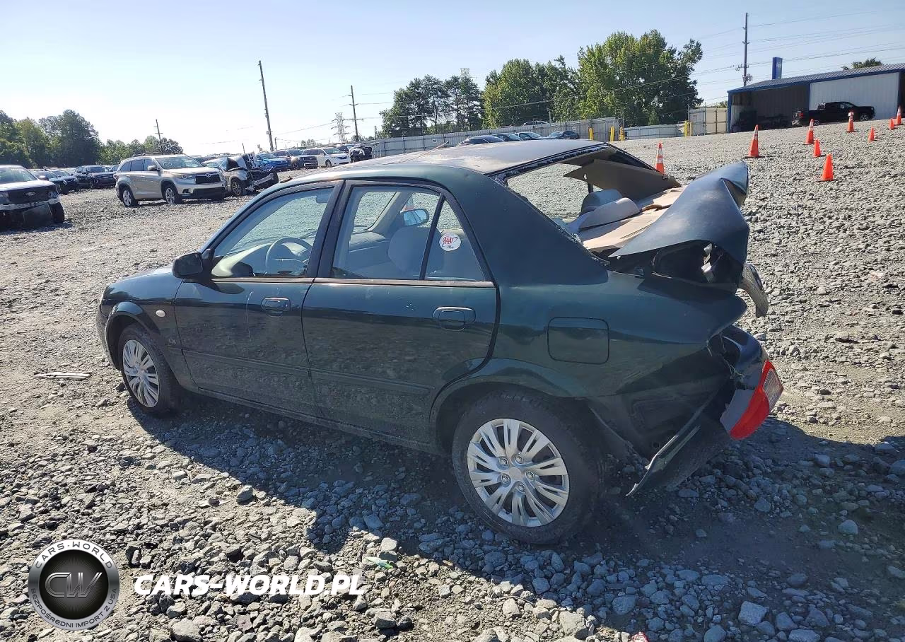 2002 Mazda Protege Dx VIN:JM1BJ225720637013 - 2