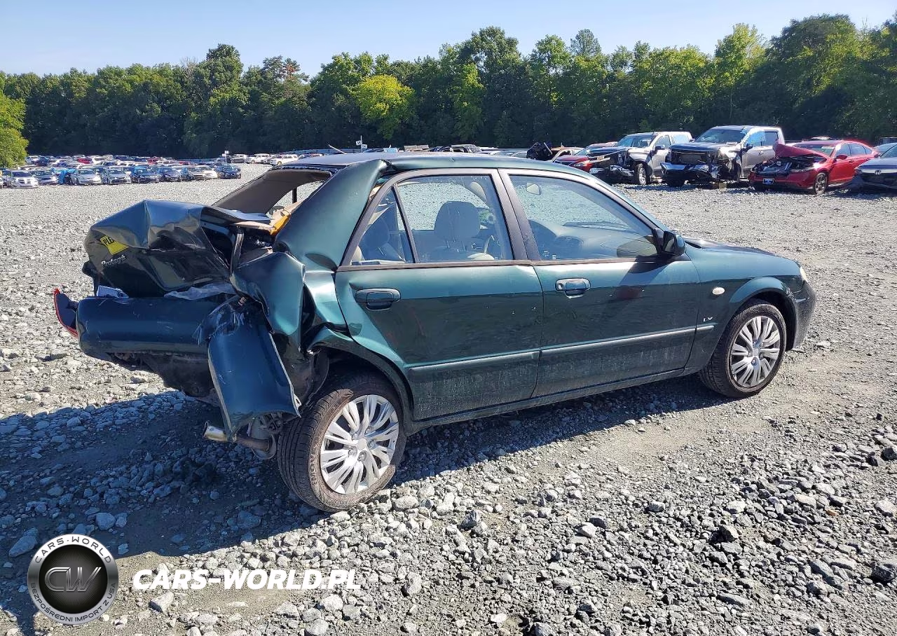 2002 Mazda Protege Dx VIN:JM1BJ225720637013 - 3