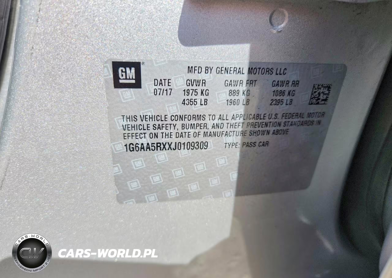 2018 Cadillac Ats VIN:1G6AA5RXXJ0109309 - 12