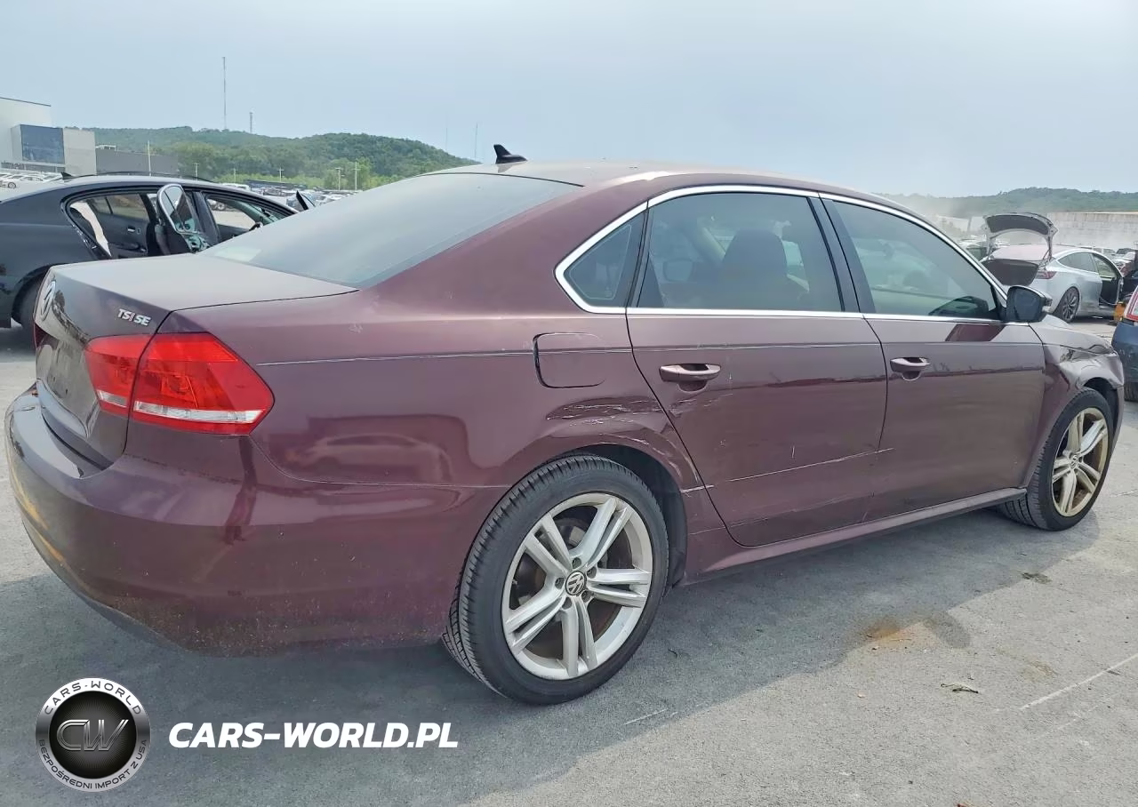 2014 Volkswagen Passat Se VIN:1VWBS7A37EC042799 - 3