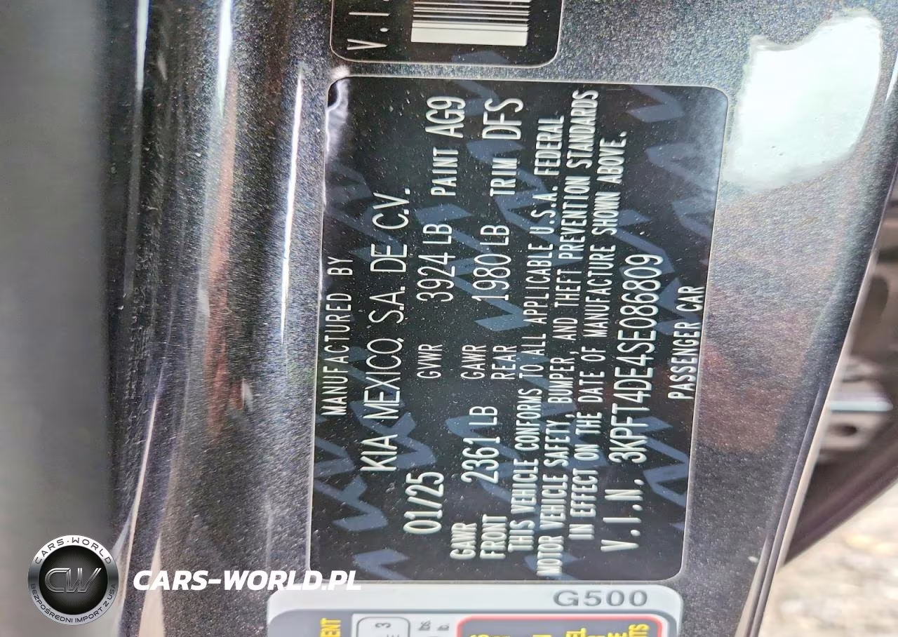 2025 Kia K4 Lxs VIN:3KPFT4DE4SE086809 - 12