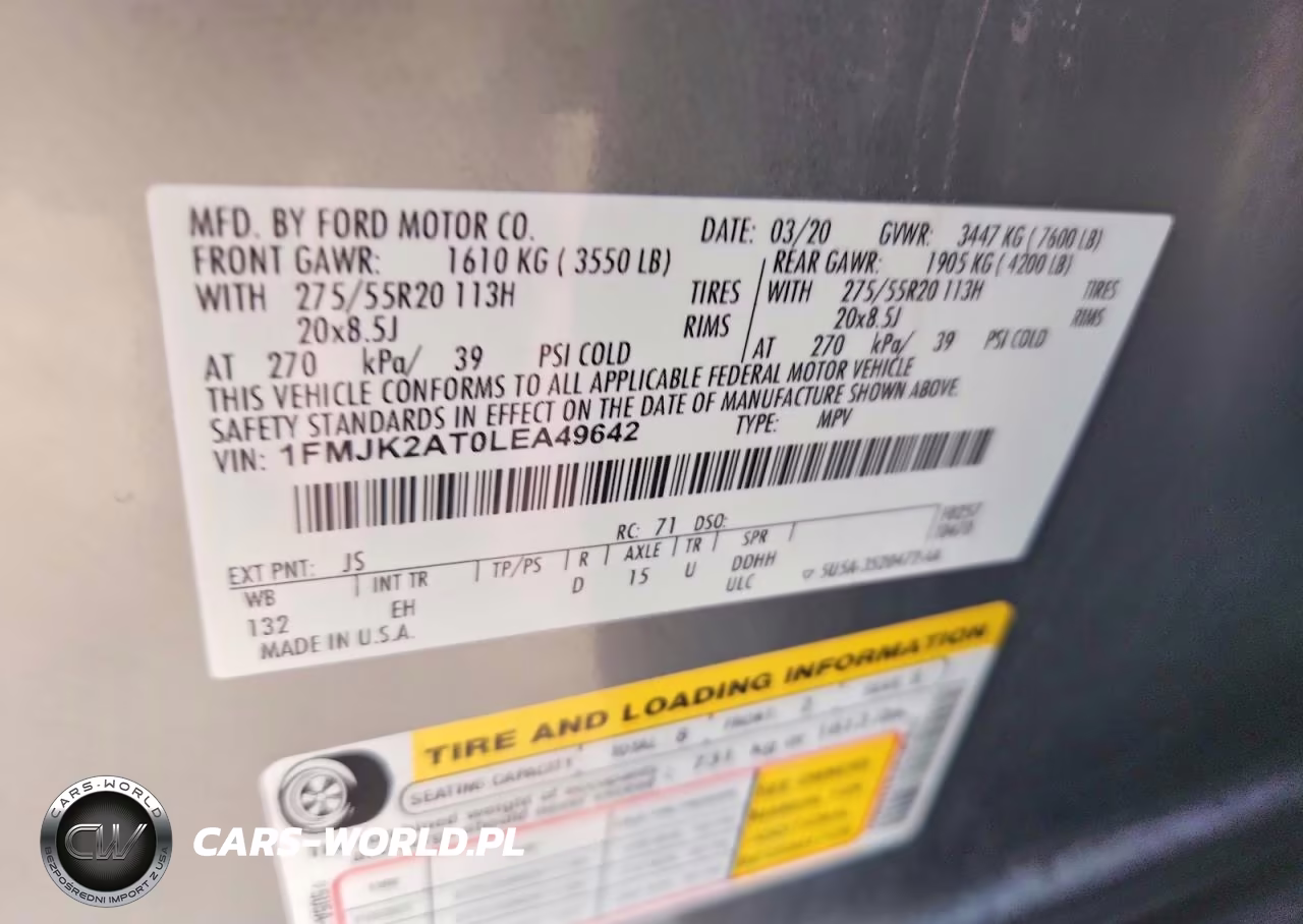 2020 Ford Expedition Max Limited VIN:1FMJK2AT0LEA49642 - 13