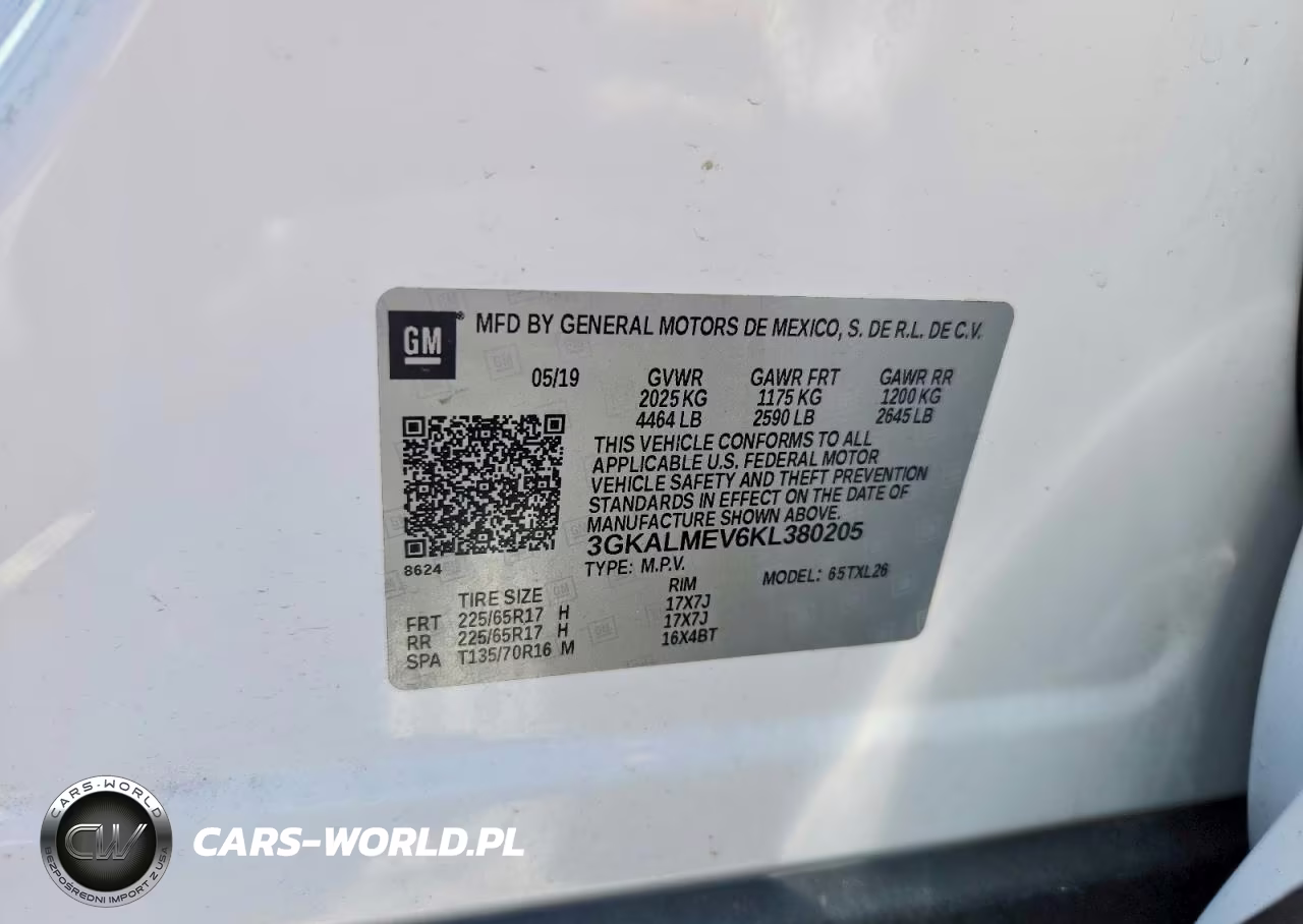 2019 GMC Terrain Sle VIN:3GKALMEV6KL380205 - 13