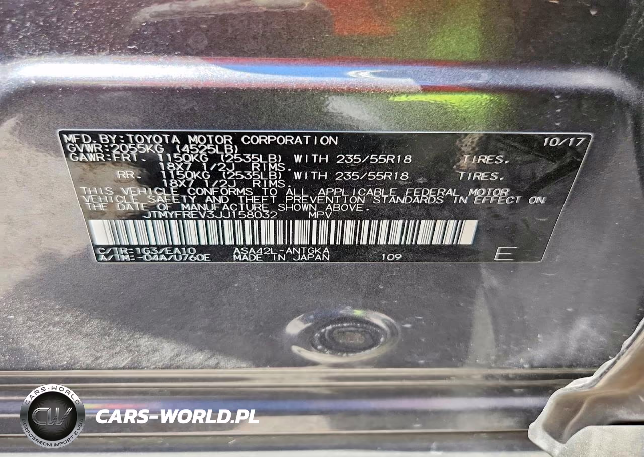 2018 Toyota Rav4 Limited VIN:JTMYFREV3JJ158032 - 13