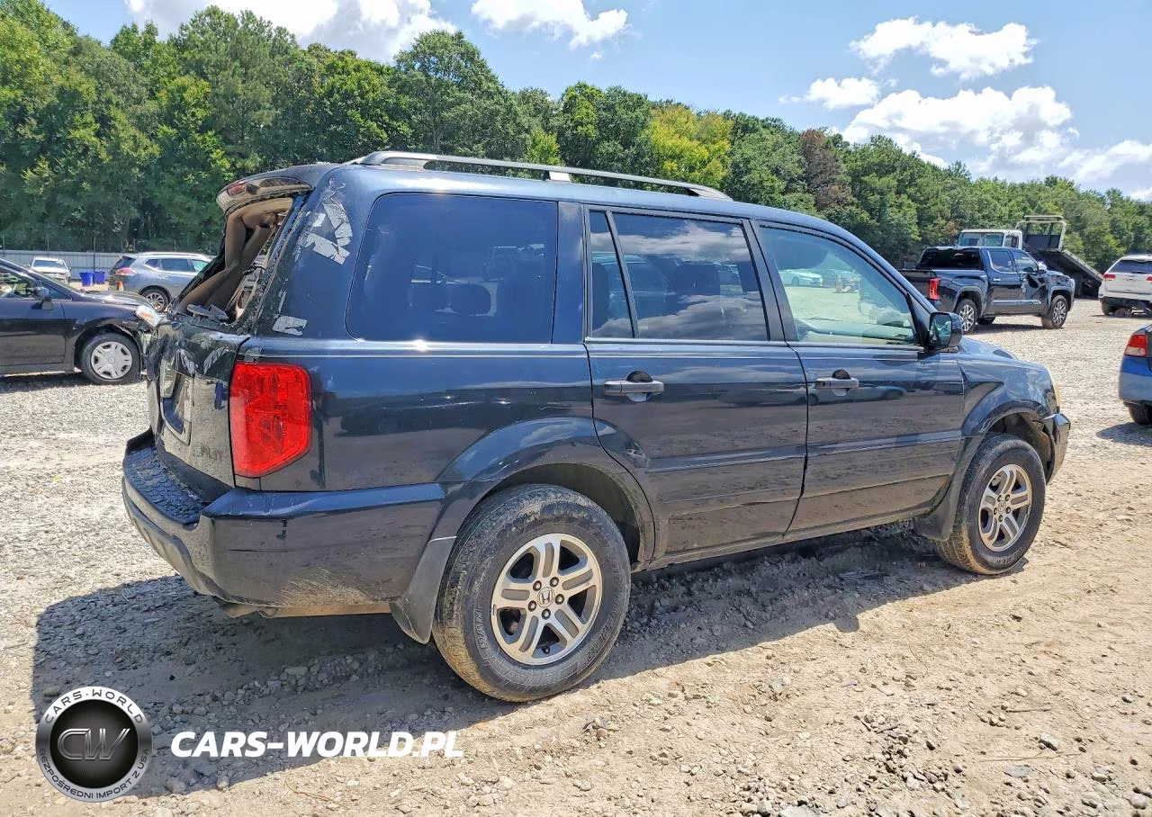 2004 Honda Pilot Exl VIN:2HKYF18504H545213 - 3