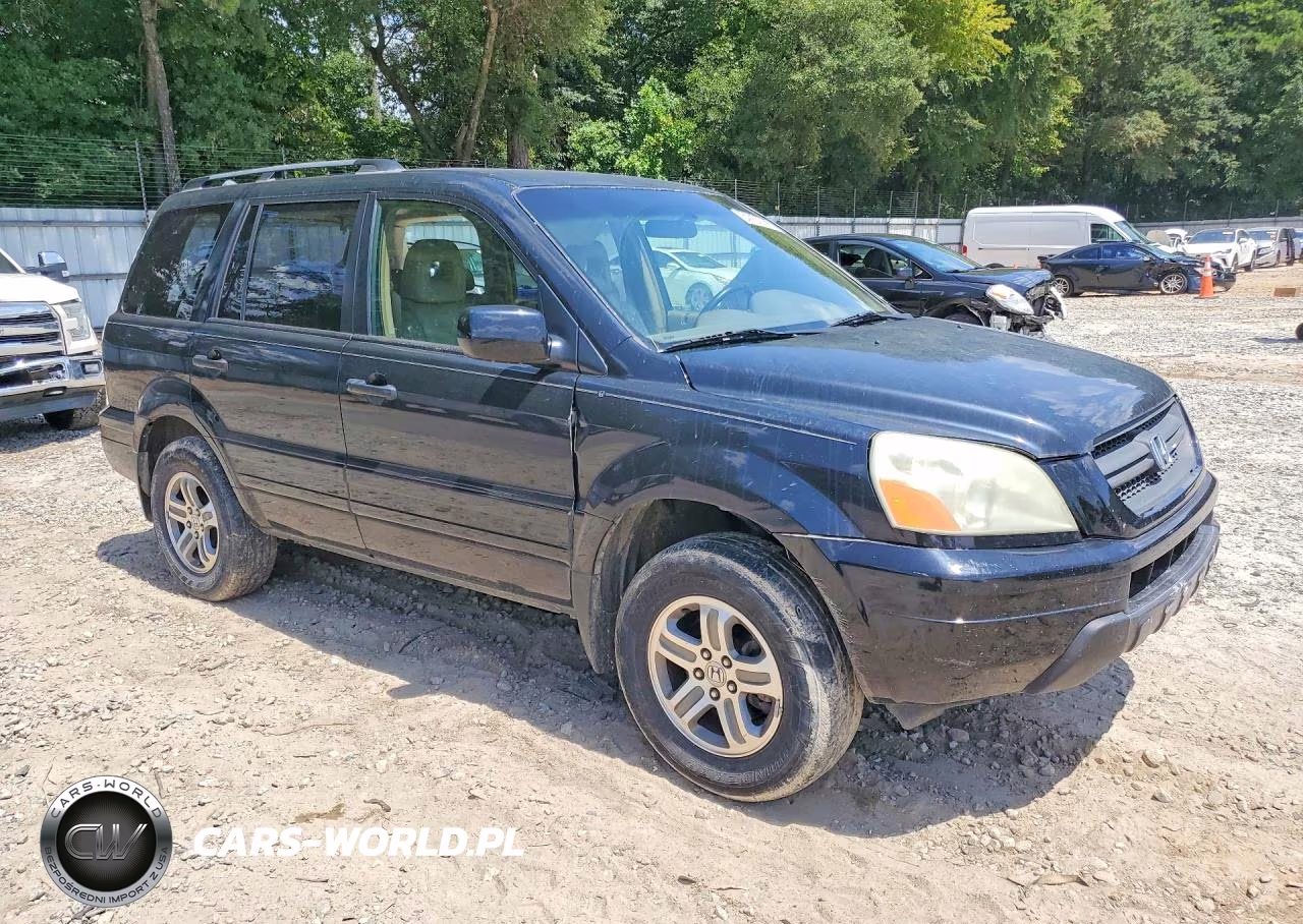 2004 Honda Pilot Exl VIN:2HKYF18504H545213 - 4