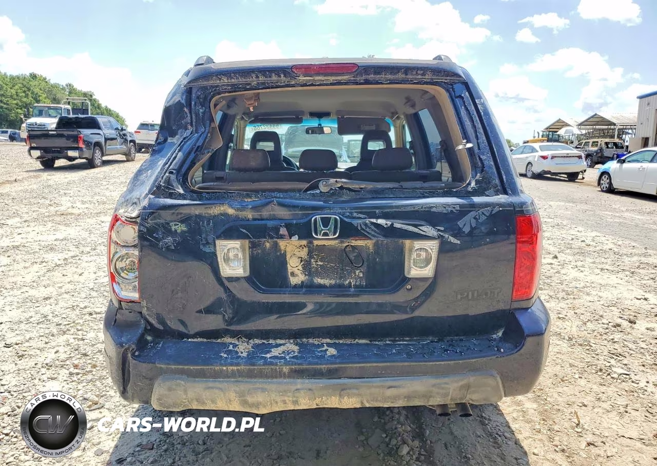 2004 Honda Pilot Exl VIN:2HKYF18504H545213 - 6