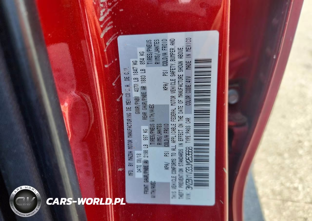 2018 Mazda 3 Touring VIN:3MZBN1V33JM253568 - 12