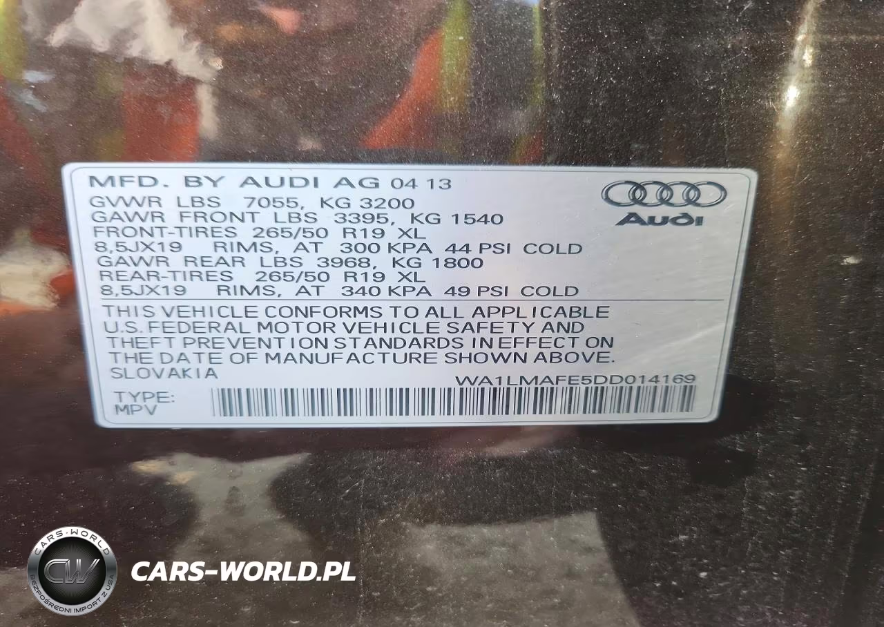 2013 Audi Q7 Premium Plus VIN:WA1LMAFE5DD014169 - 13