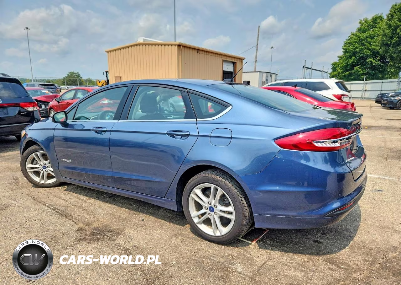 2018 Ford Fusion Se Hybrid VIN:3FA6P0LU1JR156589 - 2