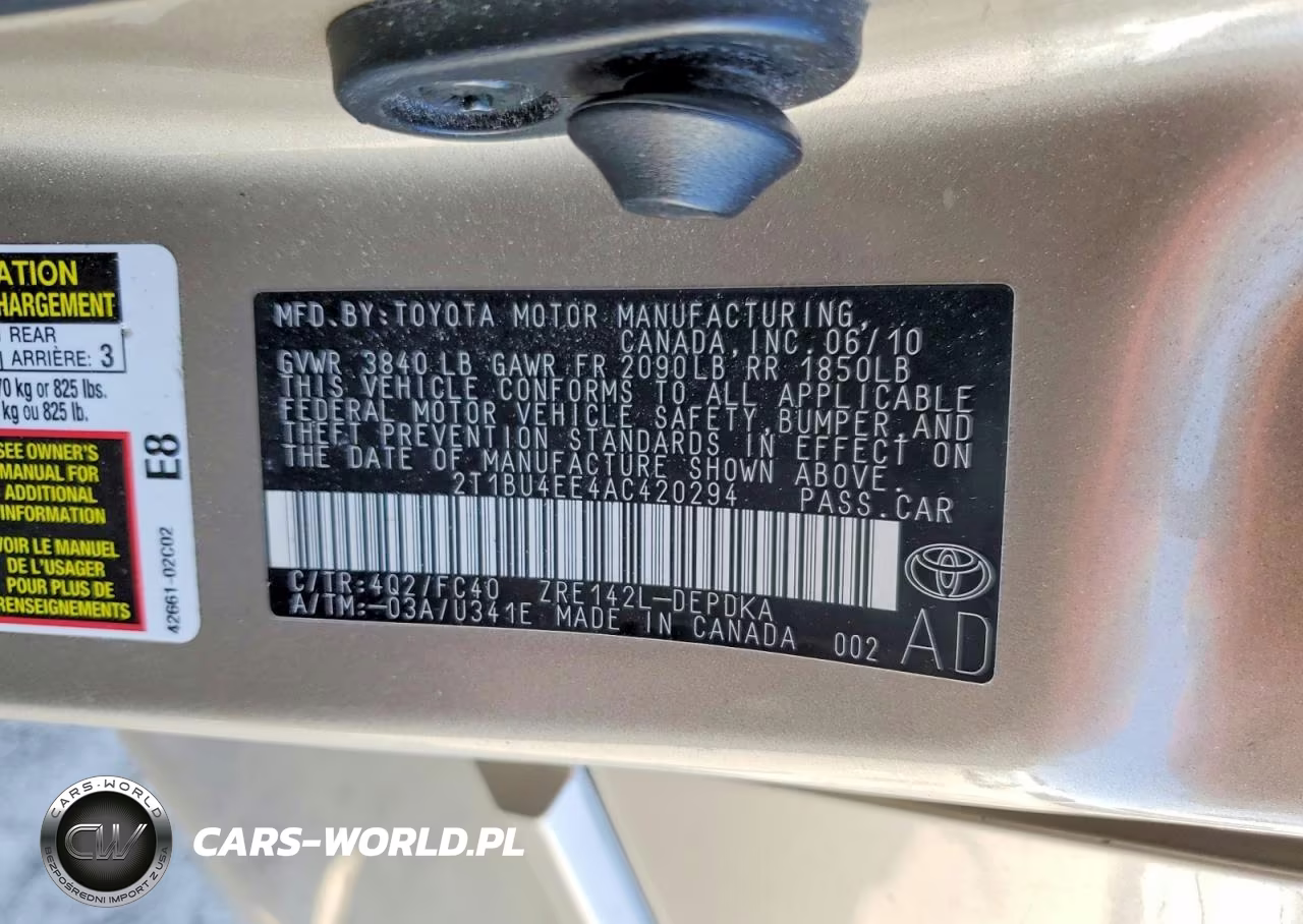 2010 Toyota Corolla Le VIN:2T1BU4EE4AC420294 - 12