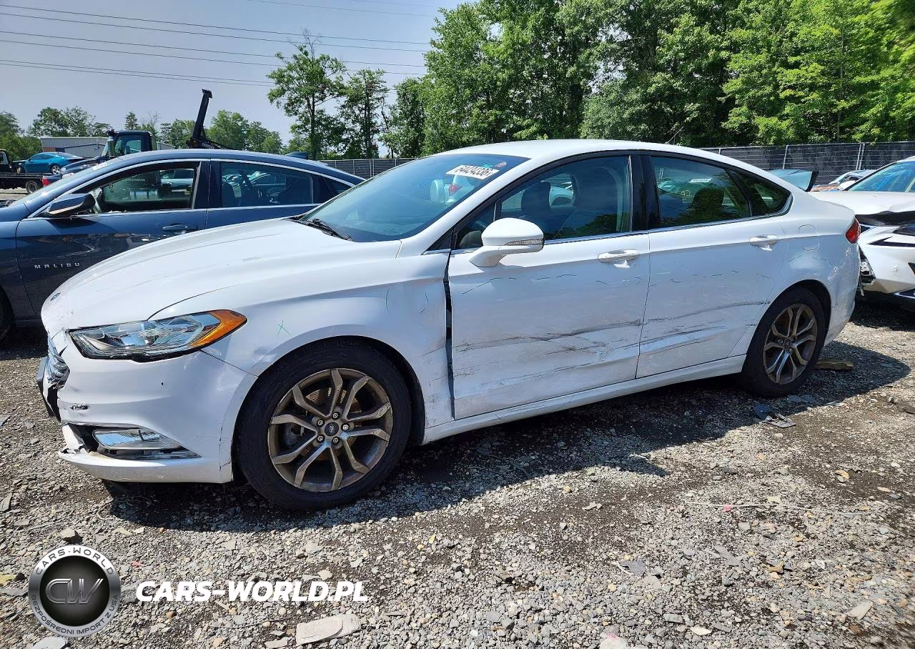 2017 Ford Fusion Se VIN:3FA6P0T94HR322576 - 1