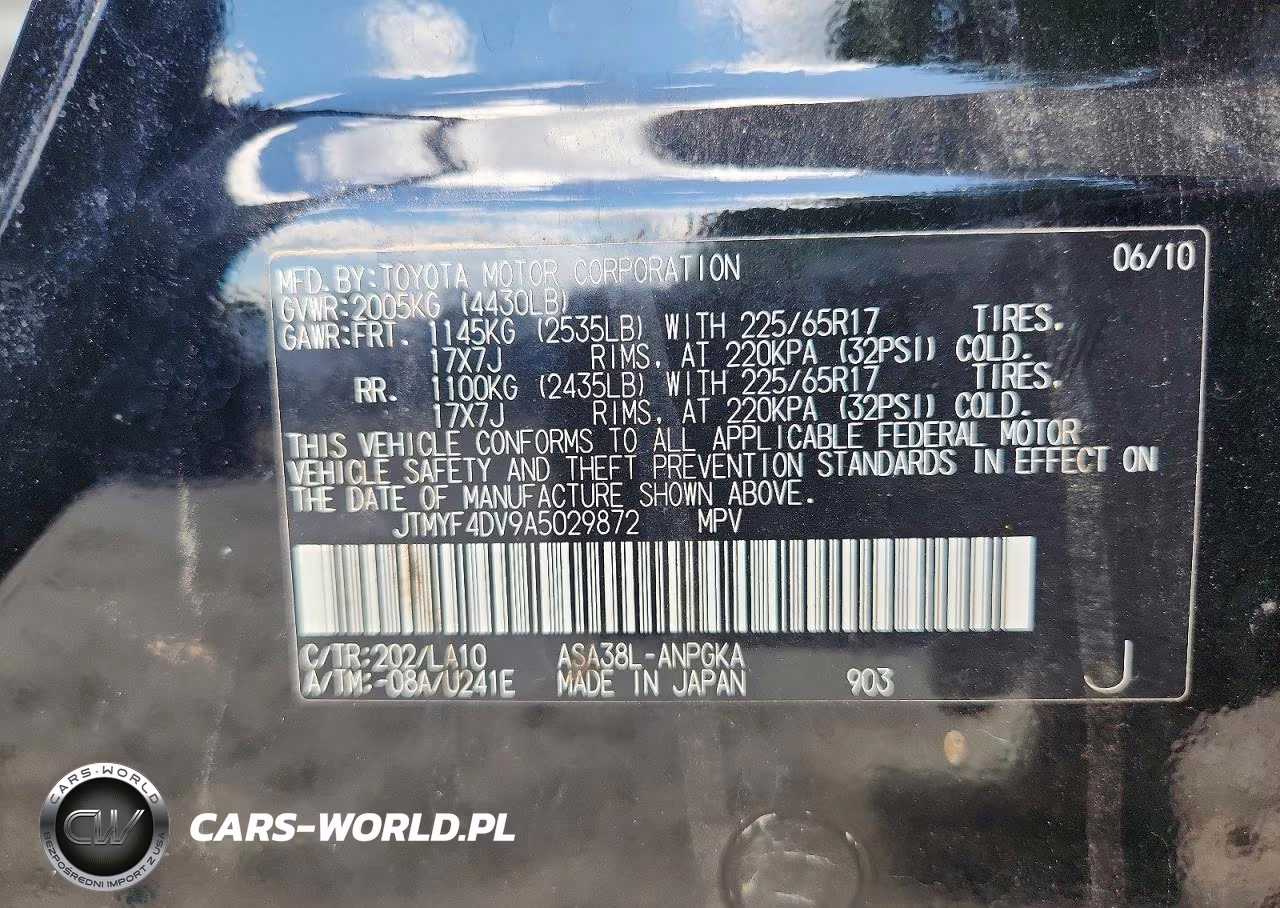 2010 Toyota Rav4 Limited VIN:JTMYF4DV9A5029872 - 14