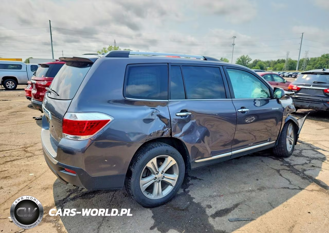 2012 Toyota Highlander Limited VIN:5TDDK3EH2CS167666 - 3
