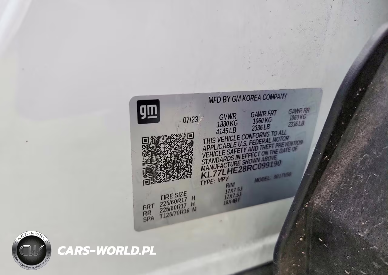 2024 Chevrolet Trax 1Lt VIN:KL77LHE28RC099190 - 12