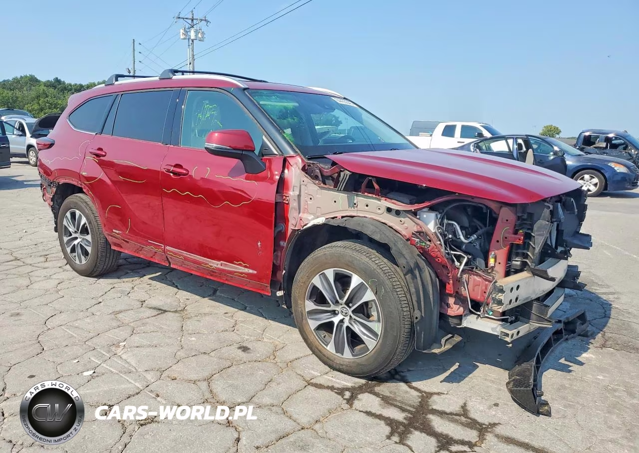 2022 Toyota Highlander Xle VIN:5TDHZRBH0NS219478 - 4