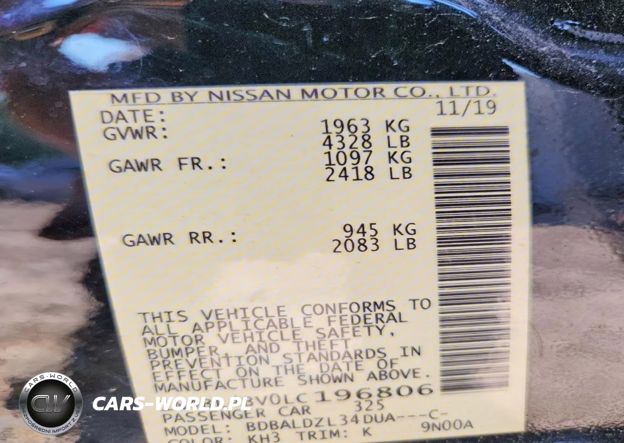 2020 Nissan Altima S VIN:1N4BL4BV0LC196806 - 13