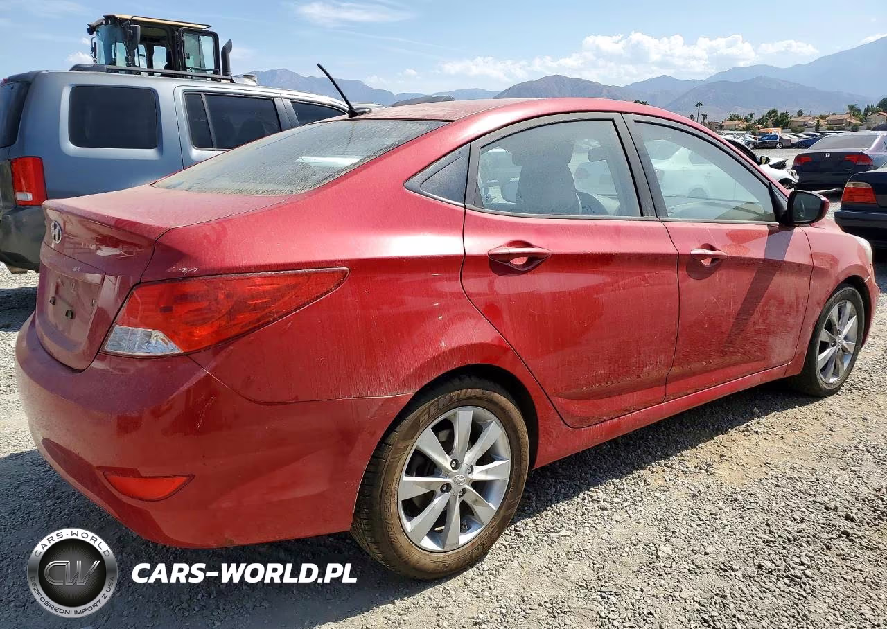 2012 Hyundai Accent Gls VIN:KMHCU4AE3CU057109 - 3