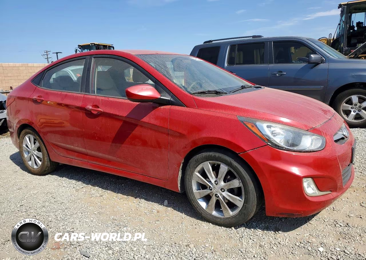 2012 Hyundai Accent Gls VIN:KMHCU4AE3CU057109 - 4