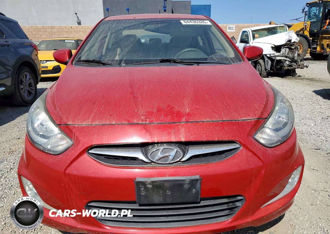 2012 Hyundai Accent Gls VIN:KMHCU4AE3CU057109 - 5