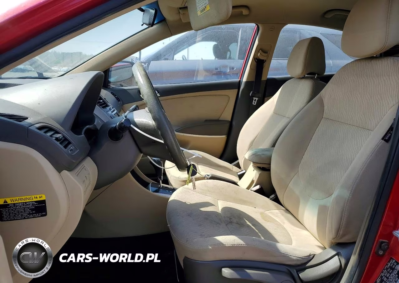 2012 Hyundai Accent Gls VIN:KMHCU4AE3CU057109 - 7