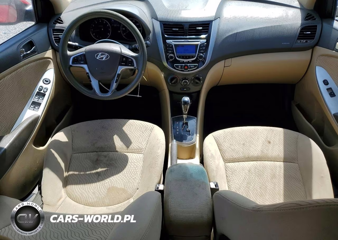 2012 Hyundai Accent Gls VIN:KMHCU4AE3CU057109 - 8