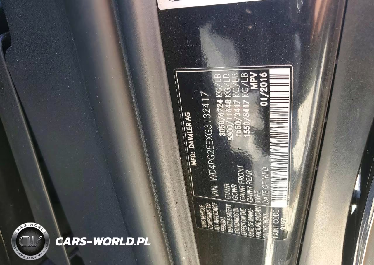 2016 Mercedes-Benz Metris VIN:WD4PG2EEXG3132417 - 13