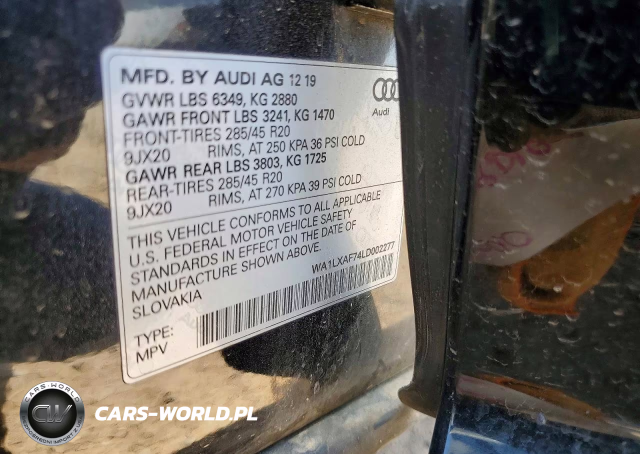 2020 Audi Q7 Premium Plus VIN:WA1LXAF74LD002277 - 13
